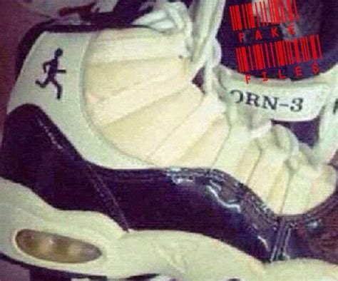 his jordans are fake